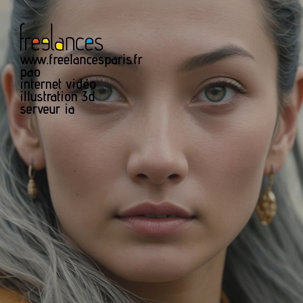 Pao mise en page internet vidéo illustration 3d serveur IA générative AI freelance paris studio de création magazines 8lc4do60